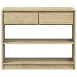 vidaXL Table console SAUDA chêne 89 5x36 5x73 cm bois de pin massif