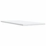 vidaXL Sommier à lattes de lit et matelas Noir 80x200 cm Tissu