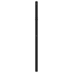 vidaXL Tête de lit métal noir 80 cm