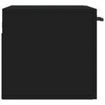 vidaXL Armoire murale Noir 60x36 5x35 cm Bois d'ingénierie