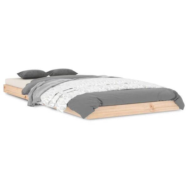 vidaXL Cadre de lit sans matelas 90x200 cm bois de pin massif