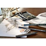 Set Sélection Castell 9000 de 6 crayons graphite x 10 FABER-CASTELL
