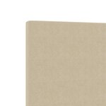 Headboard vidaXL Design Simple Vert Clair Gris 100 cm Tissu Velours Côtelé