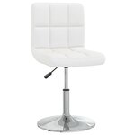 vidaXL Chaises à manger lot de 6 blanc similicuir