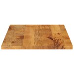 vidaXL Dessus de table 120x70x2 5cm rectangulaire bois massif manguier
