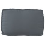vidaXL Coussin de Palette pour Dossier Anthracite 70x40x12 cm Tissu Oxford