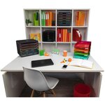 Module De Classement Storebox 6 Tiroirs Black Office - Noir/arlequin - Exacompta