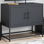 vidaXL Meuble TV anthracite 68 5x39x60 5 cm acier