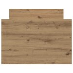 vidaXL Cadre de lit sans matelas Chêne artisanal 75x190 cm Bois d'ingénierie