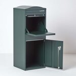 Boîte à colis incurvée 1 porte Large Vert foncé Acier galvanisé SMART PARCEL BOX®