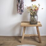 Tabouret en teck BARCELONA 50 cm