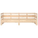 vidaXL Lit coulissant sans matelas bois de pin solide 2x(80x200) cm