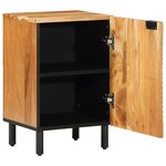 Meuble de salle de bain vidaXL 38x33 5x58 cm en bois solide d'acacia