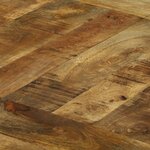 vidaXL Table ronde Ø160x76 cm Bois massif Bois de manguier