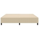 VidaXL Lit Box Spring Vert Clair Grey Super King Tissu en Velours Côtelé