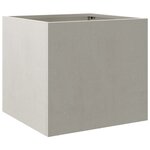 vidaXL Jardinière argenté 32x30x29 cm acier inoxydable