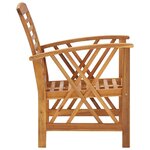 Salon de jardin meuble d'extérieur ensemble de mobilier 5 pièces bois d'acacia massif 02_0016525