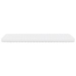 vidaXL Matelas en mousse blanc 90x200 cm 7 zones dureté 20 ILD
