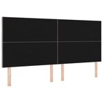 Tête de lit LED vidaXL design blocs de diamant taupe 200 cm tissu