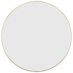 vidaXL Miroir mural Doré Ø 60 cm Rond