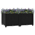 vidaXL Lit surélevé 80x40x38 cm Polypropylène