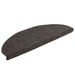 vidaXL Tapis d'escalier autocollants 10 Pièces anthracite 65x21x4 cm