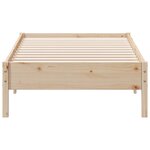 vidaXL Cadre de lit sans matelas 100x200 cm bois massif de pin