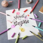 Stylo feutre Pen 68 pointe moyenne mauve glycine x 10 STABILO