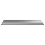 vidaXL Panneaux de toiture 36 Pièces rouillé 100x44 cm Acier corten