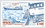 Timbre Saint Pierre et Miquelon - Jan Maria