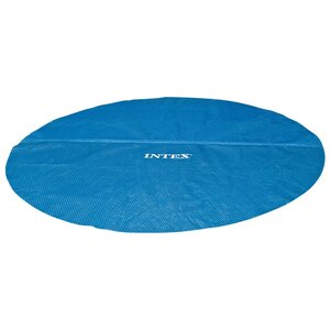Intex Couverture solaire de piscine bleu 206 cm polyéthylène