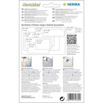 Etui de 3840 Étiquettes 'Movables' 8 x 12 mm Blanc  sur 32 feuilles HERMA