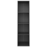 vidaXL Bibliothèque/Meuble TV Blanc 36x30x143 cm Bois d'ingénierie