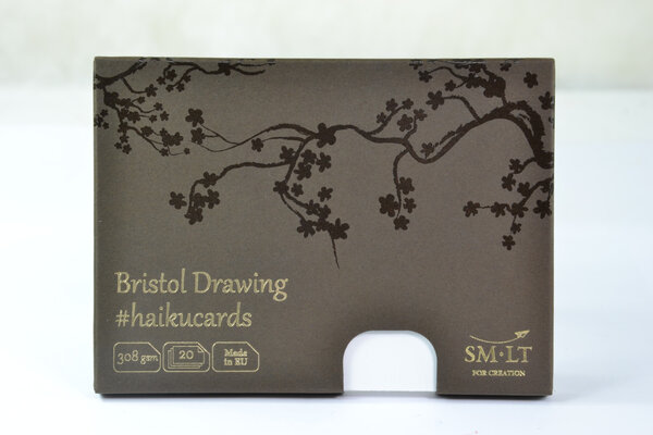 SM-LT Cartes Haïku - Dessin Bristol - 20 feuilles - 308 gsm