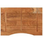 vidaXL Dessus de bureau 100x60x2 5 cm rectangulaire bois massif acacia