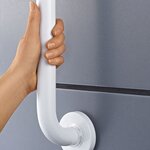 Ridder barre d'appui de sécurité 60 cm aluminium blanc a00160101