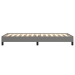 vidaXL Cadre de lit Gris foncé 90x190 cm Tissu