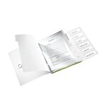 Trieur WOW Polypro A4 6 compartiments Vert métallisé LEITZ