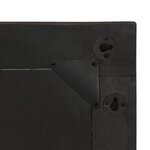 vidaXL Miroir de bain 50x70x2 5 cm bois de manguier massif et verre