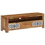 vidaXL Meuble TV 120x30x40 cm Bois de Sesham solide