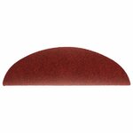 vidaXL Tapis d'escalier auto-adhésif Poinçon aiguilleté 15 Pièces Rouge