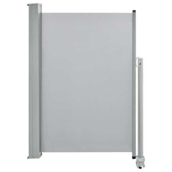 vidaXL Auvent latéral rétractable de patio 120 x 300 cm Gris