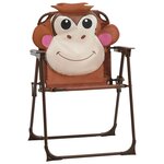 Jeu de bistro avec parasol pour enfants 3 pièces marron 02_0014491
