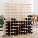 vidaXL Casier à vin pour 120 bouteilles 112 5x23x123 5 cm pin massif