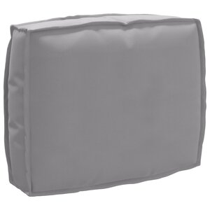 vidaXL Coussin de palette pour dossier Gris 50x40x12 cm en tissu Oxford