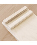 Jeu d'équilibre et motricité Montessori bois naturel et blanc