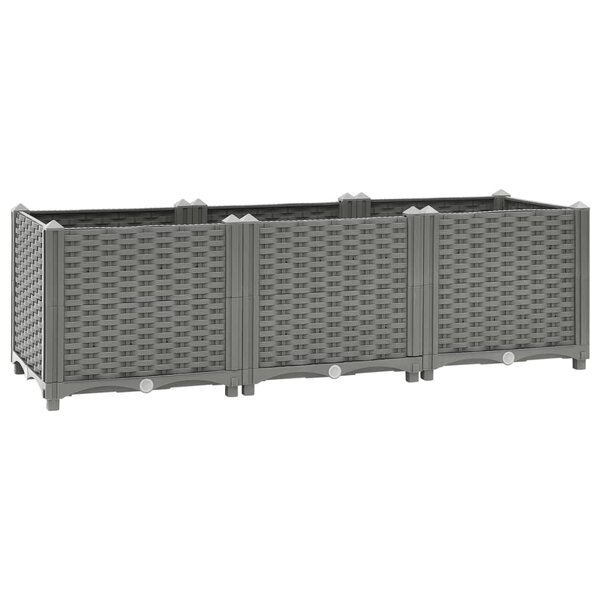 vidaXL Lit surélevé 120x40x38 cm Polypropylène