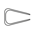 Boîte de 25 baguettes à relier manuelles SERODO 9mm noir EXACOMPTA