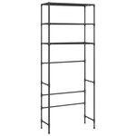 vidaXL Support de rangement au-dessus lave-linge 3 niveaux 69x28x169cm