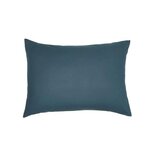 Taie d'oreiller - 50 x 70+5 cm uni - Paon